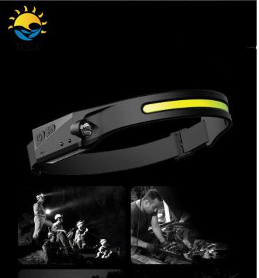 China Silicone New Arrival Waterproof Double Head Light Bicycle Head Light Light Source Camping Outdoor Fishing Light for sale