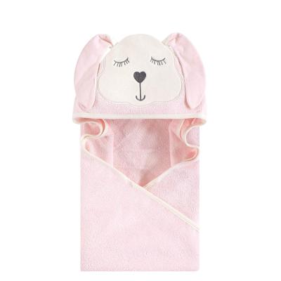 China Fiber Hooded Neutral Bamboo Animal Face Towel Baby Bath Towel Rabbit Dimension Modern Sleeping Bag for sale