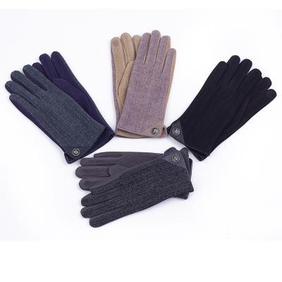 China Simple hot sale men's outdoor activity gloves design autumn and winter classic touch screen thermal gloves for sale