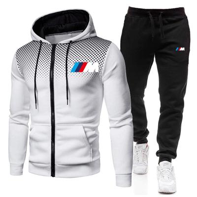 China New Arrival Breathable Jogging Hoodie Suit Set Men Fashion Fleece Cotton 2 Piece Sweatsuit Thicken Two Piece Set for sale