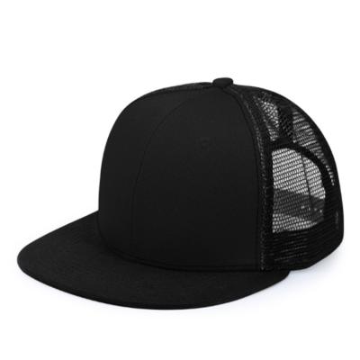 China New 2022 Spring Hip Hop Sun Net Headwear/HIP HOP HIP HOP Men Summer Back Breathable Sunproof Adjustable Flat Baseball Sun Hat for sale