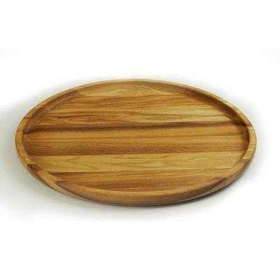 China Sustainable Natural Italian Customizable Wood Skin Board Pizza Round Chopper for sale