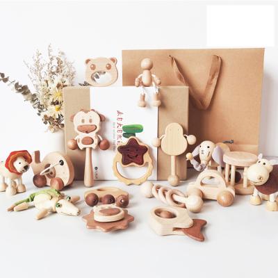 China DIY TOY Toys For Babies And Newborns Can Be Imported To Customize Solid Wooden Building Block Sets for sale