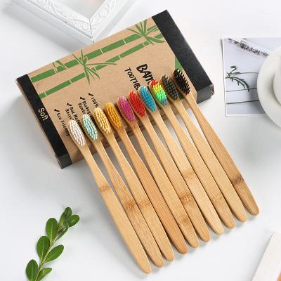 China Wholesale Disposable Wooden Toothbrush OEM ODM Factory Price RTS Logo Eco Friendly Biodegradable Custom Made for sale