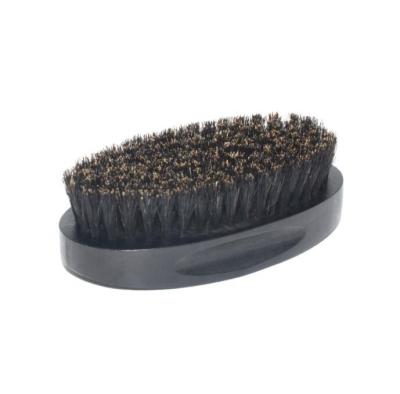 China Wholesale Custom Logo Private Label Black Boar Shaving Brush Bristle Sweep Natural Wooden Round Beard Brush For Men for sale