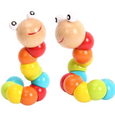 China Toy Wholesale Cartoon Dragon Insect Kids Wooden Mark Toys for sale