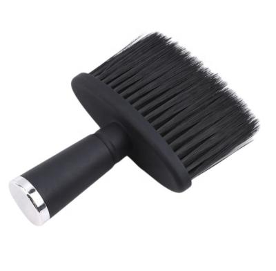 China Wholesale High Quality Custom Handle Black Plastic Short Nylon Color 4g Salon Hair Cleaning Shaving Brush For Hairdresser for sale