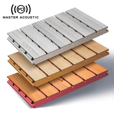 China Master Modern Acoustic Sound Absorbing Wooden Panel Soundproof Wall Panels for sale