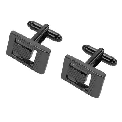 China Aformen Brass Brand Custom Wholesale Black Cufflinks For Men for sale