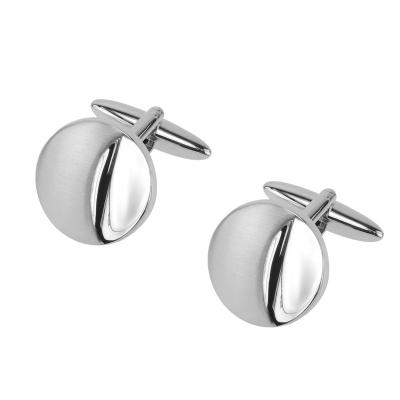 China Fashion Accessories Platinum Cufflinks Maker Custom Metal Mens Blank Cufflinks for sale