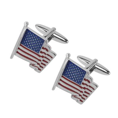 China Fashion Accessories New Arrival USA American Flag Cufflinks for sale