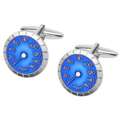 China Fashion Accessories Mens Tachometer Racing Car Auto Racing Wedding Cufflinks for sale