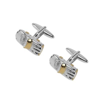 China Fashion Accessories Custom Design Copper Novelty Racing Car Cufflinks for sale