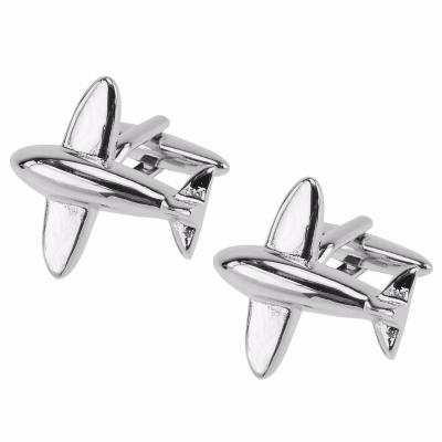 China Fashion Accessories Novelty Airplane Jewelry Shirts Fit Cufflinks For Men for sale