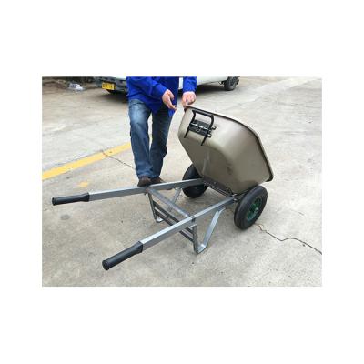 China North America Wholesale Price Farm Powder Coat Convenient And Durable Dump Wheelbarrow Garden Cart for sale