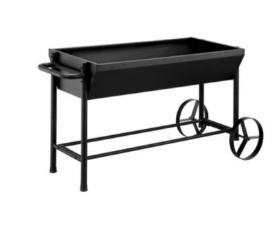 China Modern Metal Rolling Raised Planter Garden Work Potting Station Raised Garden Bed for sale