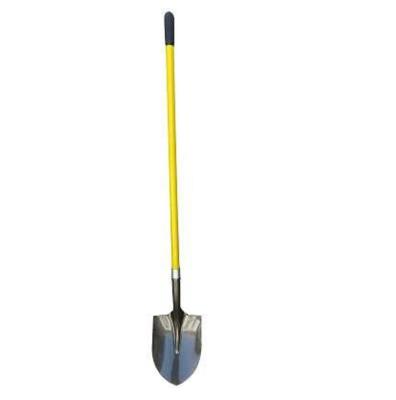 China Garden Steel Head Fiberglass Straight Handle Durable And Practical Garden Shovel Cultivating Tool Lawn Landscape Care for sale