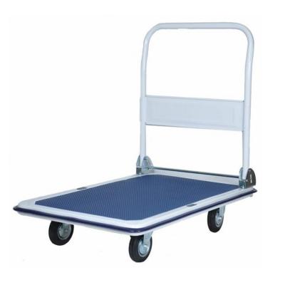 China Daily Durable Industrial Platform Hand Trolley Truck Cart 150kg for sale