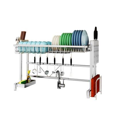 China Mordern Sample Kitchen Utensil Rack Cutting Board Counter Storage Rack Dish Drying Rack Available for sale