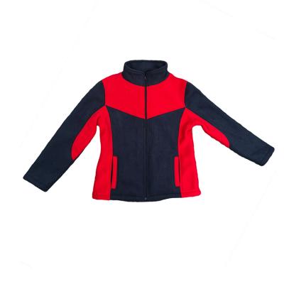 China 2022 wholesale custom color matching street wear black and red windproof fleece jackets for sale