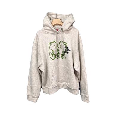 China Fleece Hooded Women's Sustainable Homemade Cute Cartoon Print Pullover Sweater for sale