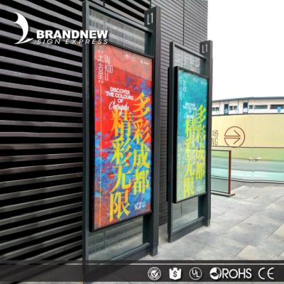 China Hotel Outdoor Hot Sale Aluminum Frame Led Light Box Etc. shopping center gas station for sale