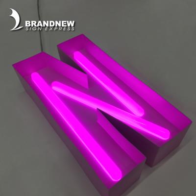 China The outdoor store/shopping mall company than the factory outlet of the hotel etc. custom design led acrylic neon light letters for sale