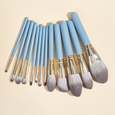 China Makeup Brush Set China Manufacturer Private Makeup Brush Set Professional Cosmetic Nylon Hair Brush Set 13pcs for sale