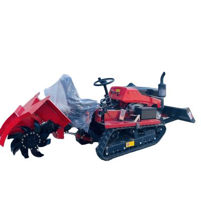 China High Quality Factory Agricultural Machinery Mini Cultivator Farm Crawler Rotary Plowing Machine Power Tiller for sale