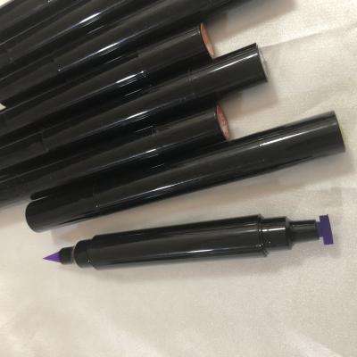 China Custom Logo OEM 8 Colors Waterproof Liquid Eyeliner Stamp Waterproof Eyeliner Makeup for sale