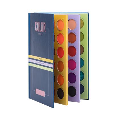 China Newest Waterproof Cosmetics 72 Color Shimmer And Matte Makeup Eyeshadow Palette Private Label Eyeshadow Book for sale