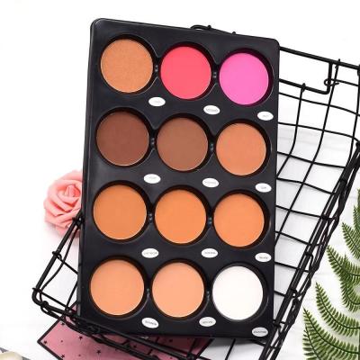 China Free Sample 12 Color Concealer Palette Makeup Contour Palette Blush Palette Blush Private Label Customized for sale