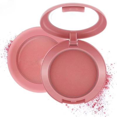 China Sunscreen Factory Price 12 Colors Waterproof Blush Powder Vegan Blush To Make Up Private Label To Blush for sale