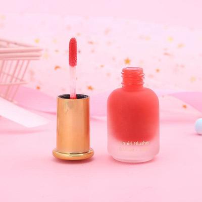 China Stock Sunscreen No Logo Blush Best Sale Makeup Blush 4 Color Silky Liquid Blush Natural Cheek Blush for sale