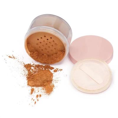 China Wholesale Brighten Your Own Brand Vegan Cosmetics Private Label Face Makeup Translucent Setting Loose Powder for sale