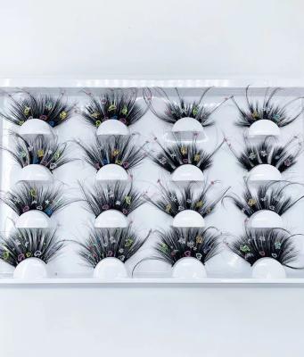 China 2021 Natural Sweet Christmas Long Natural Makeup Winter Thick False Eyelashes Lash Korean Eyelash for sale