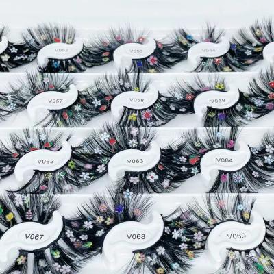 China Christmas New Design 2021 Sweet Natural 70mm Eyelashes Spirit Flowers Sell Mink False Eyelashes Vendor Wholesale for sale