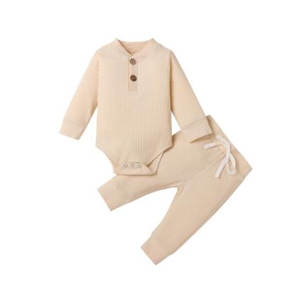 China Antibacterial High Quality Overalls Designs Long Sleeve Top Coverall Custom Spring Baby Clothes Infant Boys for sale