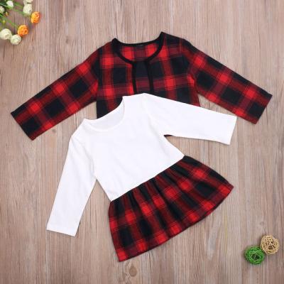 China Wholesale Price Antibacterial Baby Clothes Lovely Dresses Children Baby Outfits Boutique Cotton Clothing Dress Set for sale