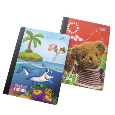 China Printed Composition Book Bulk Cheap Price Ordered Composition Book 200 Pages for sale