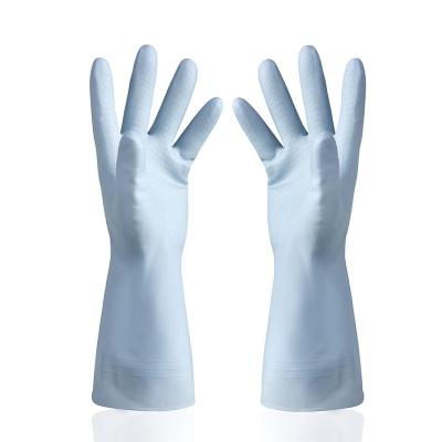 China Custom Food Grade Household Kitchen Wash Dish Cleaning Gloves Latex Gloves for sale