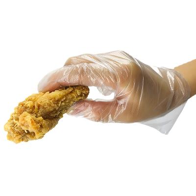 China Universal Food Grade Hand Size Platsic CPE PE Gloves for sale