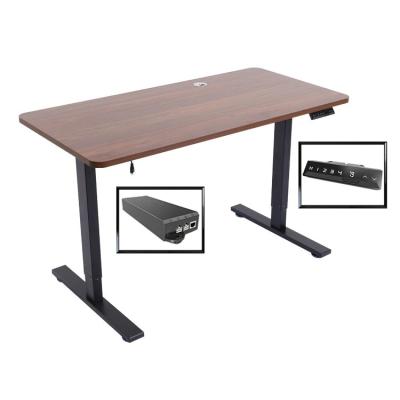 China Double Motor Adjustable Height Adjustable Standing Desk Lift Reception Position Promotion Electric (Height) Table for sale