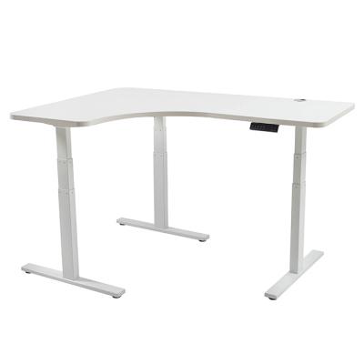 China Factory Adjustable Modern Computer Sit Stand Height Adjustable (Height) Electric Desk Position Reception for sale