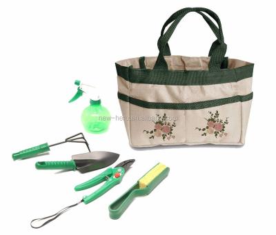 China GARDEN TOOL KIT Sale 6pcs good garden tool kit in bag set include breaf brush for sale