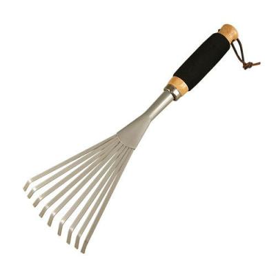 China SMALL HAND RAKE in metal for sale