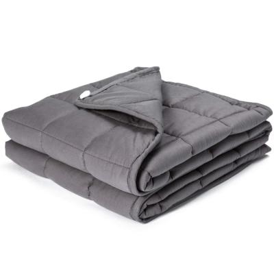 China Online high quality anti-pilling 15lbs/20lbs/25lbs adult and kids weighted blanket, 15 lbs weighed blanket for sale