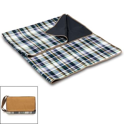 China Portable Waterproof Folding Anti-pilling Polyester Picnic Blanket for sale