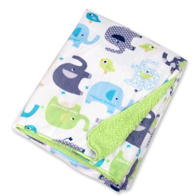 China High Quality Floral 100% Polyester Anti-pilling Baby Blanket Baby Blanket for sale