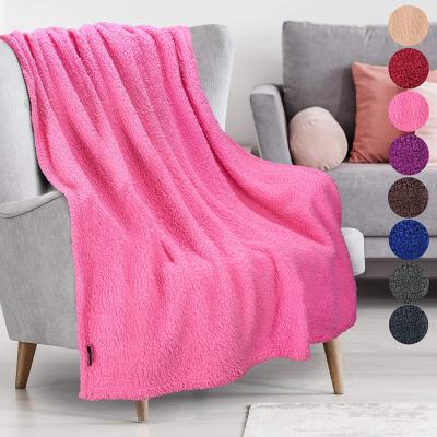 China The High Quality Low In The Whole Price Hot Sale Super Soft Cozzy Sherpa Blanket for sale